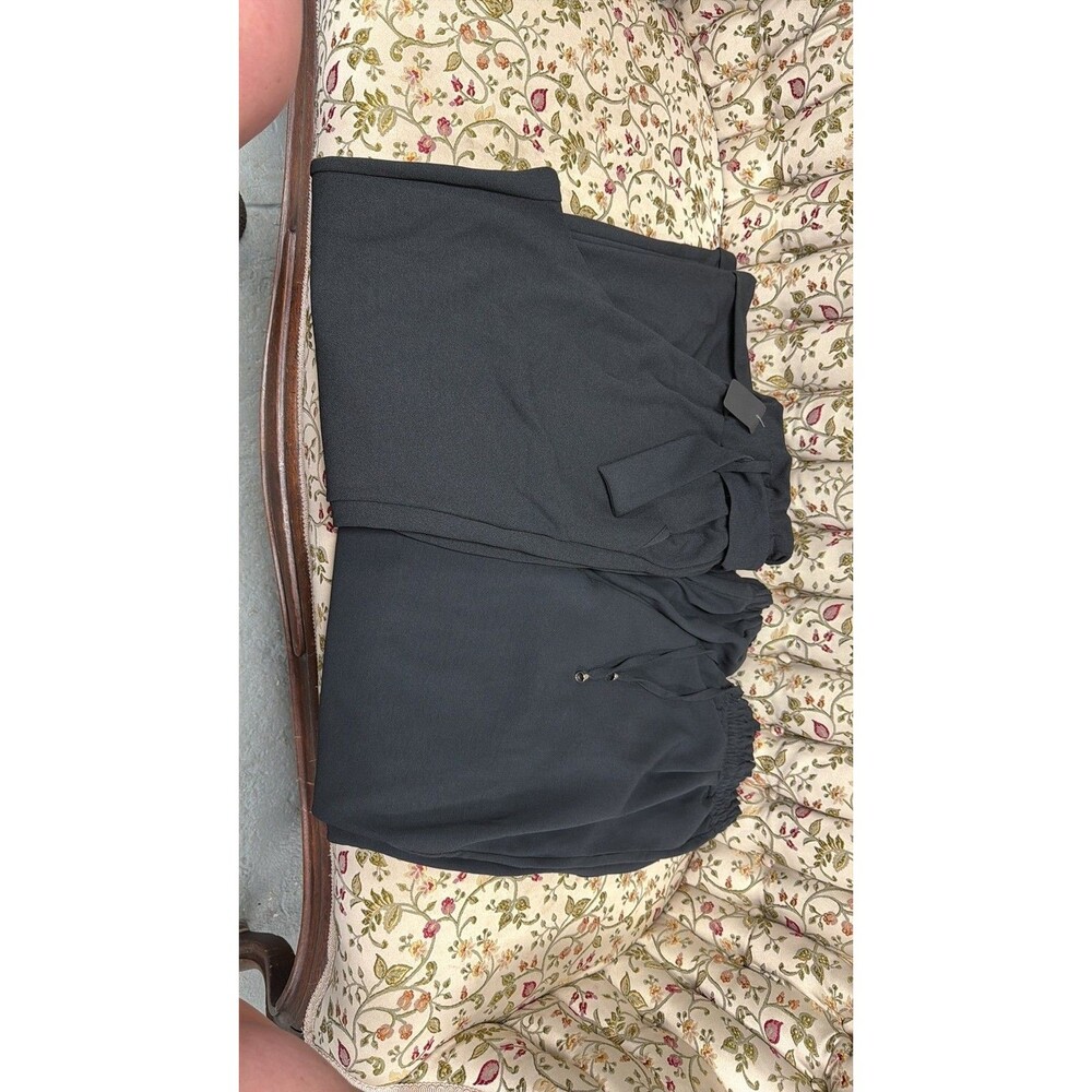 Maurices x Entro Black High-Waist Paperbag Trousers - Small